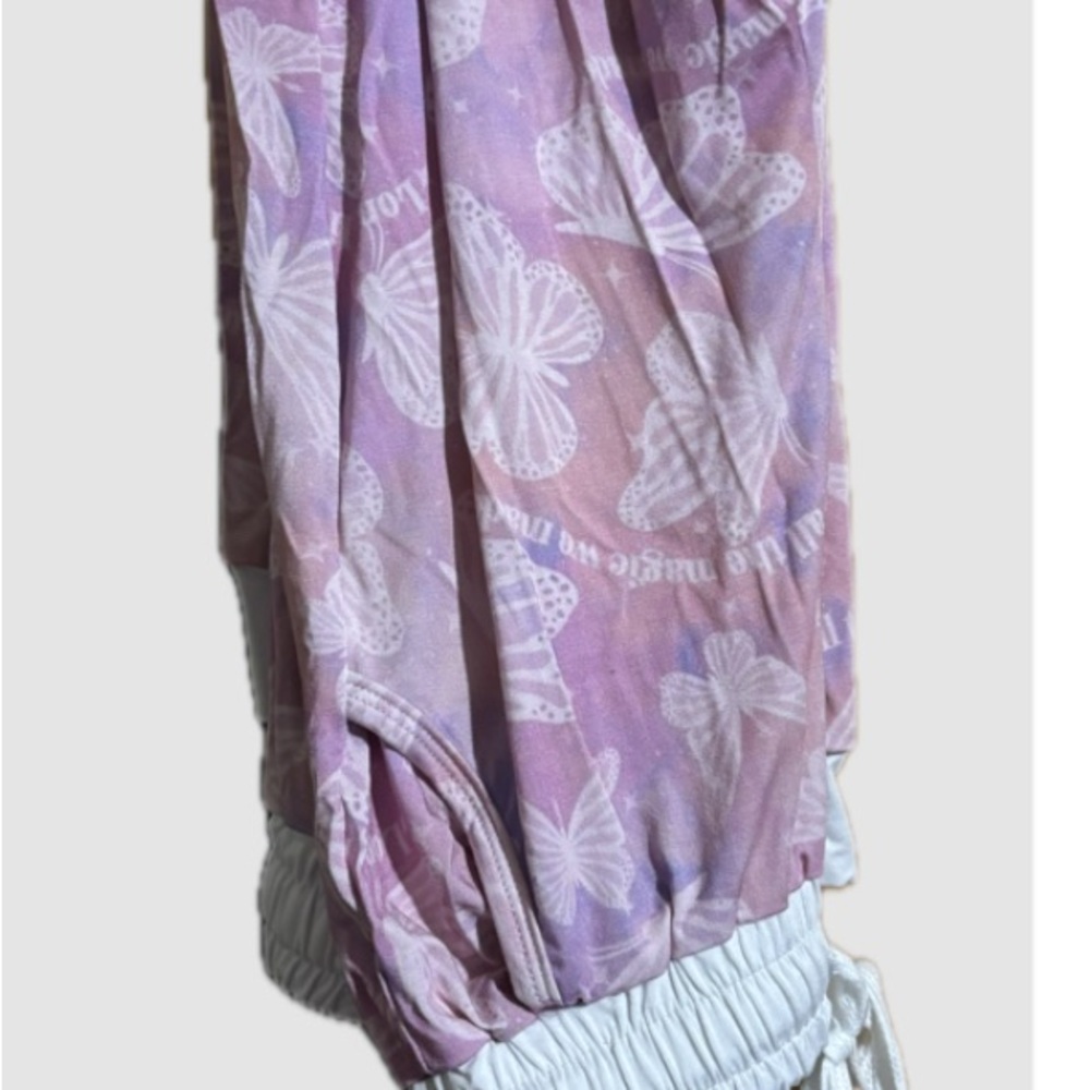 BAMBOO Pink Butterfly lounge pants
